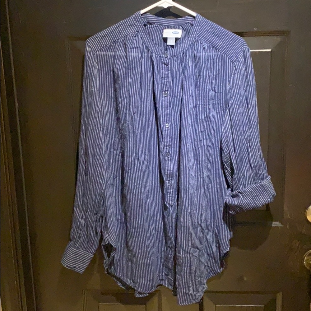 Blue Stripped Tunic from Old Navy